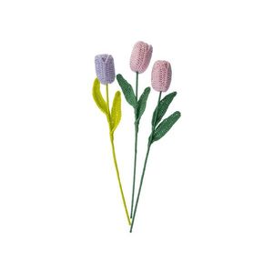 crelando® Kreatívna súprava na háčkovanie (tulipány) vyobraziť