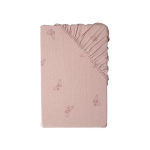 LIVARNO® Napínacia džersejová plachta, 180-200 x 200 cm (motýle/ružová) vyobraziť
