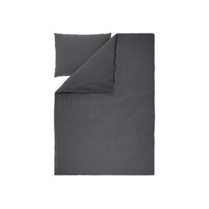 LIVARNO® Mušelínová posteľná bielizeň Premium, 140 x 200 cm (tmavosivá) vyobraziť