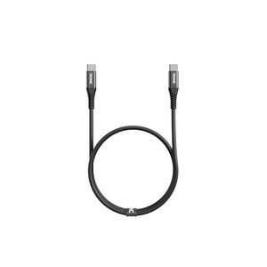 TRONIC® Nabíjací a dátový kábel, 2 m (USB-C na USB-C, čierna) vyobraziť