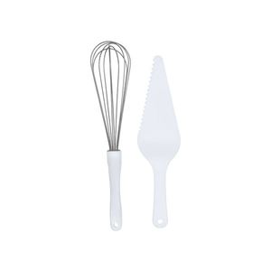 SILVERCREST® Pomôcky na pečenie, 2-dielna súprava (metlička na šľahanie, lopatka na tortu) vyobraziť