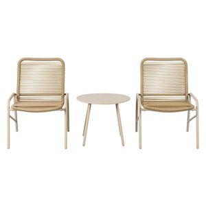 LIVARNO® Súprava záhradného nábytku, 3-dielna (béžová) vyobraziť