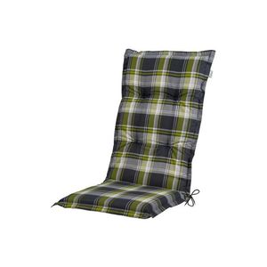 LIVARNO® Podsedák na kreslo s vysokým operadlom Valencia/Miami (károvaná/zelená) vyobraziť