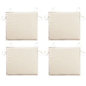 LIVARNO home Obojstranný podsedák, krémová, 38 x 42 x 3 cm, 4 kusy vyobraziť