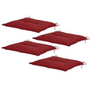 LIVARNO home Podsedák Houston, červená, 4 kusy vyobraziť