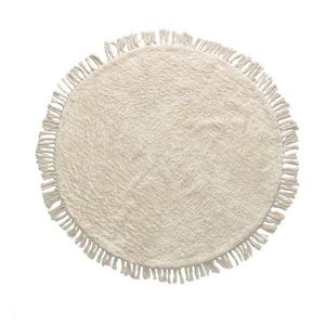 Krémový bavlnený detský koberec ø100 cm Orwen – Kave Home vyobraziť