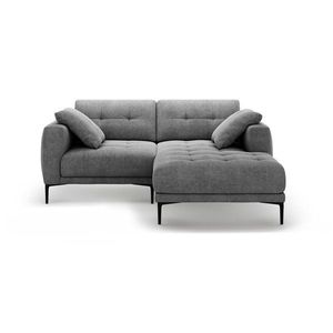 Sivá rohová pohovka (pravý roh/s leňoškou) Bemy – Micadoni vyobraziť