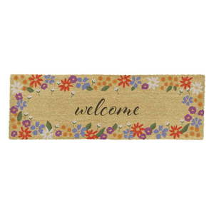 Rohožka z kokosového vlákna 40x120 cm Welcome Floral – Artsy Doormats vyobraziť