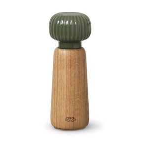 Zelený/v prírodnej farbe drevený mlynček na korenie a soľ Hammershøi – Kähler Design vyobraziť