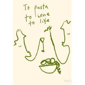 Plagát 30x40 cm To Life – Ruby Hughes – The Poster Club vyobraziť