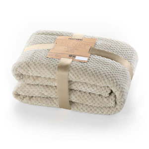 Svetlohnedá deka z mikrovlákna DecoKing Henry, 220 x 240 cm vyobraziť