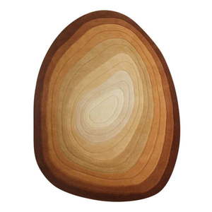 Vlnený koberec v tehlovej farbe 160x230 cm Puddle Ombre Wool – Flair Rugs vyobraziť