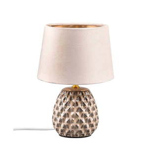 Béžová stolová lampa (výška 27 cm) Ariana - Reality vyobraziť