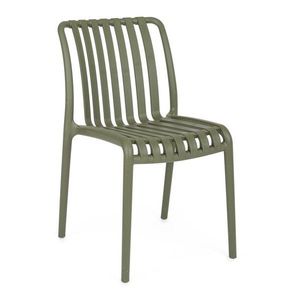 Zelená plastová záhradná stolička Billie – Bizzotto vyobraziť