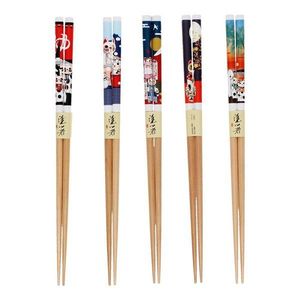 Drevené paličky v súprave 5 ks v prírodnej farbe Beckoning Cats – Rex London vyobraziť