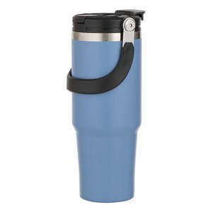 Modrá cestovná fľaša z nehrdzavejúcej ocele 1 l Eco – Ladelle vyobraziť