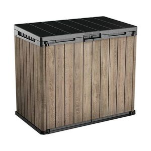 Hnedý plastový záhradný úložný box Deco – Keter vyobraziť