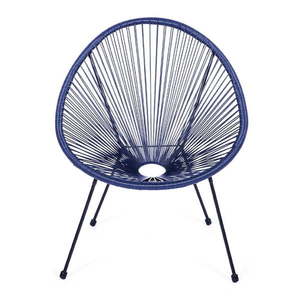Modré kovové/plastové záhradné kreslo Avocado Comfort – Bonami Selection vyobraziť
