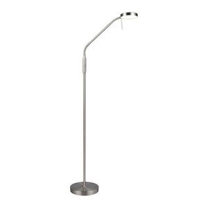 LED stojacia lampa v striebornej farbe (výška 160 cm) Moreno – Reality vyobraziť
