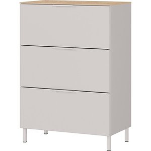 Krémovobiela matná skrinka 68x98x40 cm Savoca – Germania vyobraziť