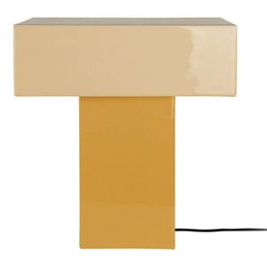 Žltá stolová lampa (výška 35 cm) Grato Recto – Leitmotiv vyobraziť