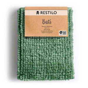 Zelená kúpeľňová predložka 50x70 cm Bati – Restilo vyobraziť