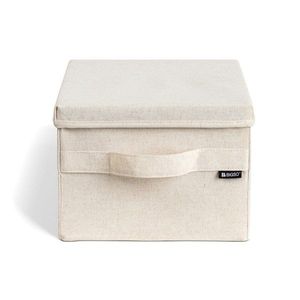 Béžový látkový úložný box s vekom 27x36x19 cm Soft Storage Small – Bigso vyobraziť