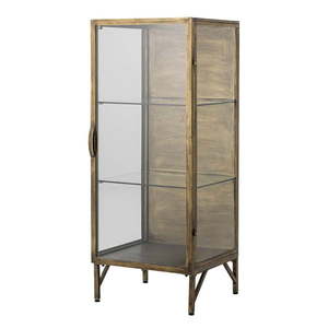 Kovová vitrína v zlatej farbe 45x110x40 cm Saone – Bloomingville vyobraziť