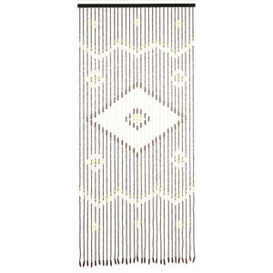 Bambusový záves do dverí v prírodnej farbe 90x200 cm Rhombus – Maximex vyobraziť