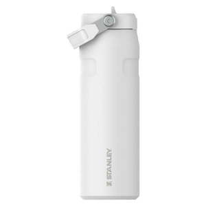 Biela termoska z nehrdzavejúcej ocele 700 ml IceFlow™ Bottle Flip Straw 2.0 Frost – Stanley vyobraziť
