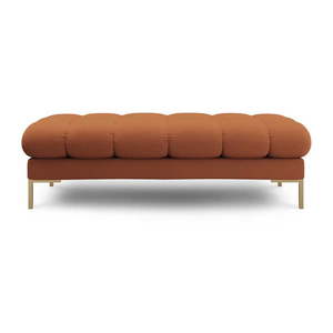 Polstrovaná lavica v tehlovej farbe Bali – Cosmopolitan Design vyobraziť