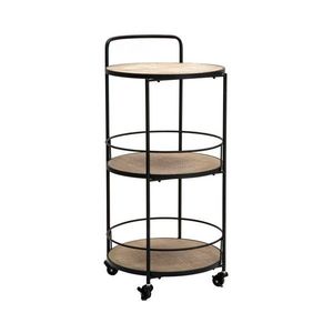 Kovový servírovací stolík na kolieskach 41, 5x40 cm Arex – Mauro Ferretti vyobraziť