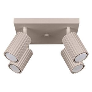 Taupe kovové bodové svietidlo ø 6, 5 cm Gleam – Sollux vyobraziť