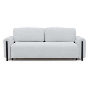 Sivá rozkladacia/s úložným priestorom pohovka z textílie buklé 244 cm Arcadova – ELTAP vyobraziť