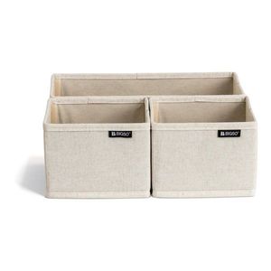 Látkové organizéry do zásuvky v súprave 3 ks Soft Storage – Bigso vyobraziť