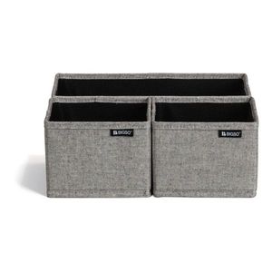 Látkové organizéry do zásuvky v súprave 3 ks Soft Storage – Bigso vyobraziť