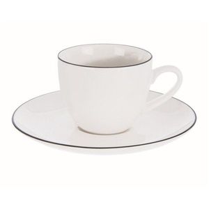 Biela porcelánová šálka na espresso 100 ml Decora – Orion vyobraziť
