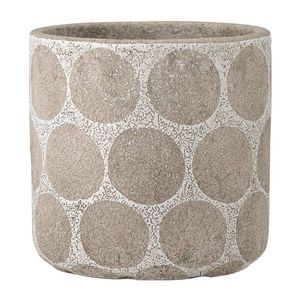 Terakotový ručne vyrobený obal na kvetináč ø 12 cm Felan – Bloomingville vyobraziť