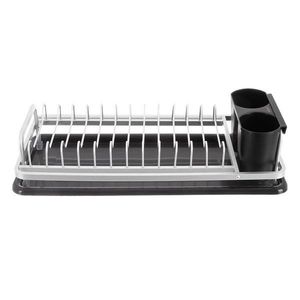 Čierno-biely kovový odkvapkávač 41, 5x17 cm Deluxe – Orion vyobraziť