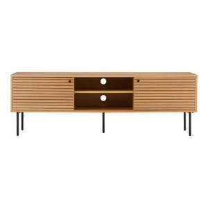 TV stolík v dekore duba v prírodnej farbe 40x50x150 cm Kyoto – House Nordic vyobraziť
