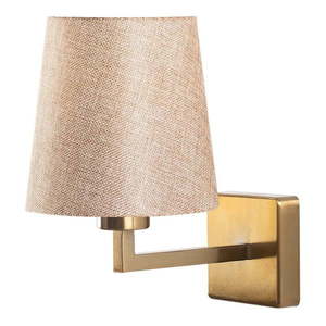 Béžové/v zlatej farbe nástenné svietidlo ø 18 cm Profil – Opviq lights vyobraziť