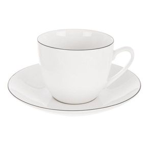 Biela porcelánová šálka na cappuccino 210 ml Decora – Orion vyobraziť