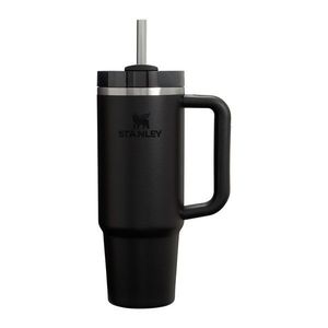 Čierna termoska so slamkou z nehrdzavejúcej ocele 890 ml Quencher H2.O FlowState™ Tumbler Black 2.0 – Stanley vyobraziť