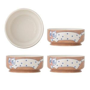 Svetlohnedé kameninové misky v súprave 4 ks Missy – Bloomingville vyobraziť