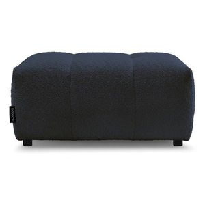 Modrá podnožka z textílie buklé Roxelane – Bobochic Paris vyobraziť