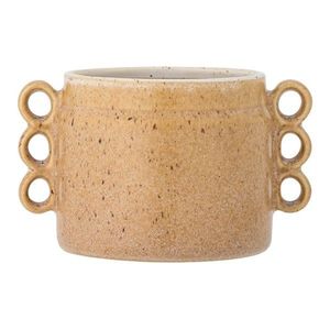 Kameninový ručne maľovaný obal na kvetináč ø 15 cm Souri – Bloomingville vyobraziť