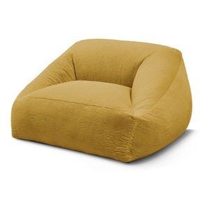 Žltý sedací vak z umelej kožušiny Lilibet – Bobochic Paris vyobraziť
