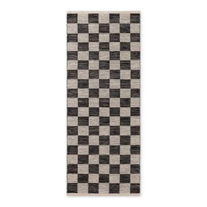 Čierny/krémovobiely obojstranný/ručne tkaný behúň s prímesou juty 80x200 cm Rex – Hanse Home vyobraziť