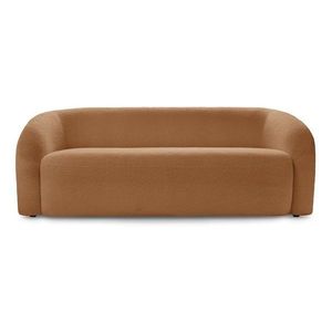 Oranžová pohovka z textílie buklé 193 cm Elina – Bobochic Paris vyobraziť