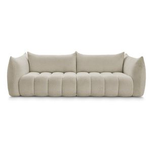 Béžová pohovka z textílie buklé 286 cm Azra – Bobochic Paris vyobraziť